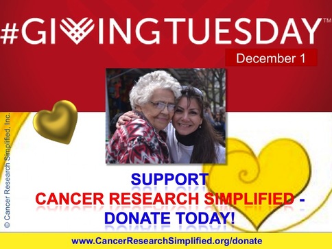 Giving Tuesday - Support Cancer Research Simplified 