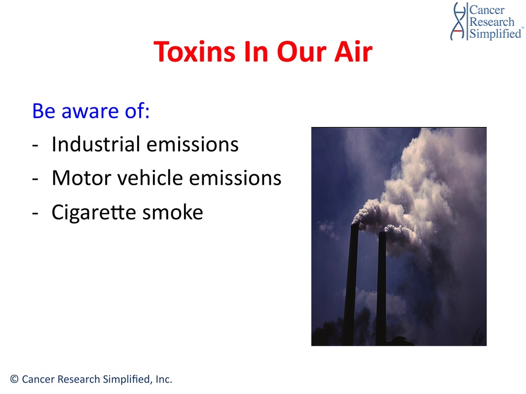 Toxins in our air - Cancer Research Simplified
