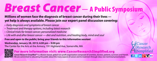 Free Public Breast Cancer Symposium - Cancer Research Simplified 