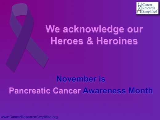 Pancreatic Cancer Awareness Month - FDA approval - Onivyde - Cancer Research Simplified 