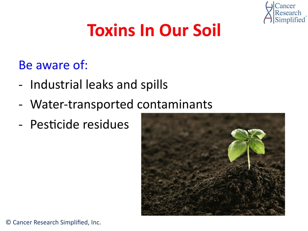 Toxins in our soil - Cancer Research Simplified