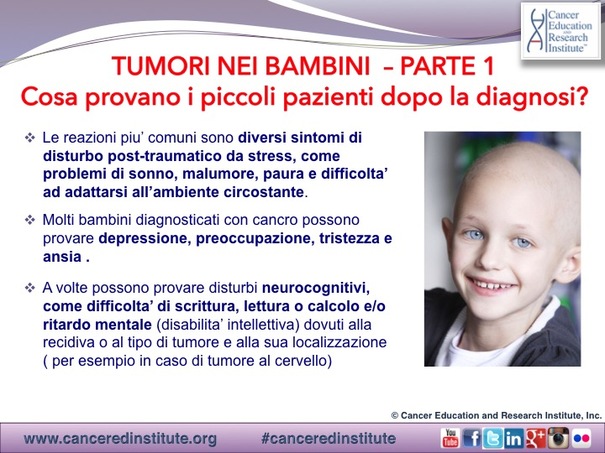 TUMORI NEI BAMBINI - Cancer Education and Research Simplified (CERI)