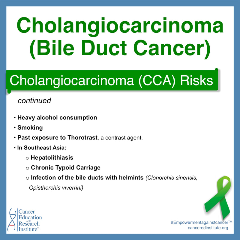 Cholangiocarcinoma (bile duct cancer) risk factors | Cancer Education and Research Institute (CERI)