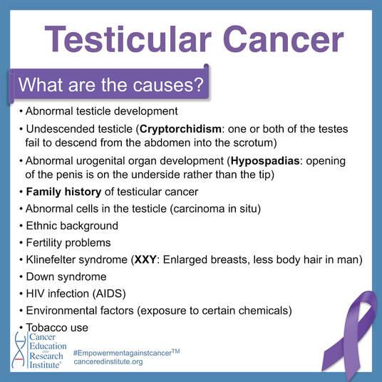 What are the causes of testicular cancer?  Testicular cancer awareness month 