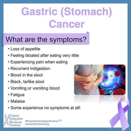 What are the symptoms of stomach cancer? | Cancer Education and Research Institute (CERI)