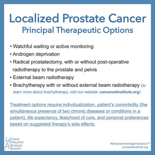 Prostate Cancer Therapeutic Options - Cancer Education and Research Institute (CERI)