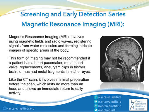 Cancer detection - cancer detection methods - MRI - Cancer Education and Research Institute (CERI)