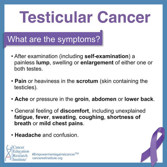 What are the symptoms of testicular cancer?  Testicular cancer awareness month 