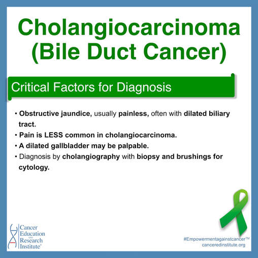 How is Cholangiocarcinoma diagnosed? | Cancer Education and Research Institute (CERI)