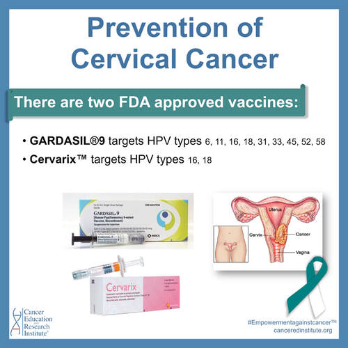 Cervical Cancer Prevention, HPV vaccines  | Cancer Education and Research Institute (CERI)