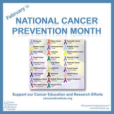 cancer prevention month - cancer education and research institute CERI 