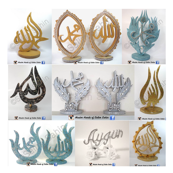 A collection of some of the decorative wood artwork, Master Hands of Salim Sahin - Cancer Education and Research Institute (CERI)